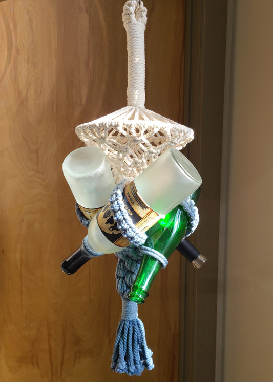 Wine Rack - Ombre Blue