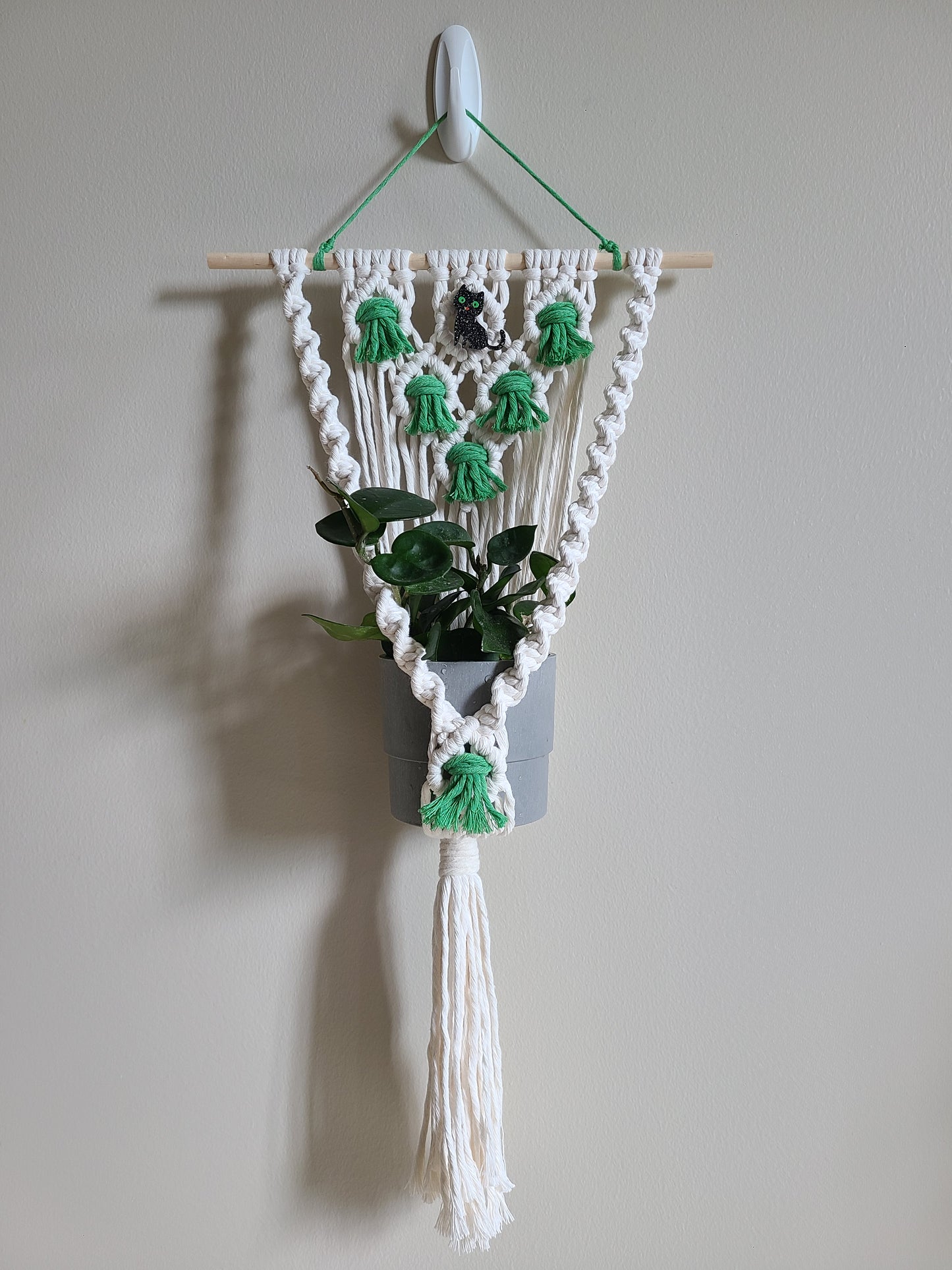 Black Cat Plant Hanger