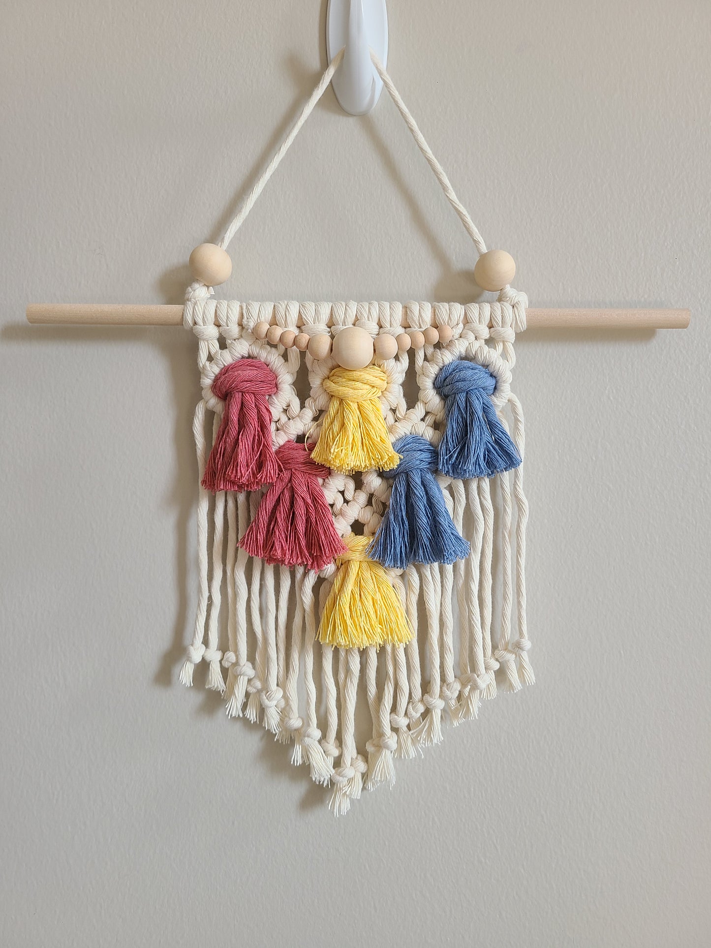 Pride Bead and Tassel Wall Decor