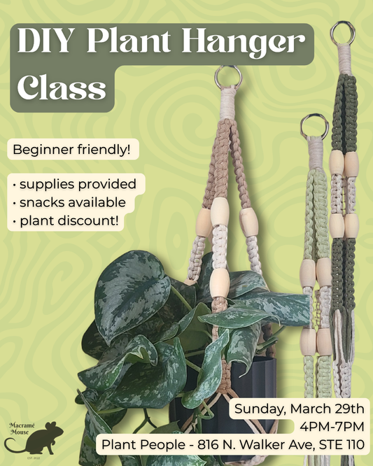 Macramé Class at Plant People!