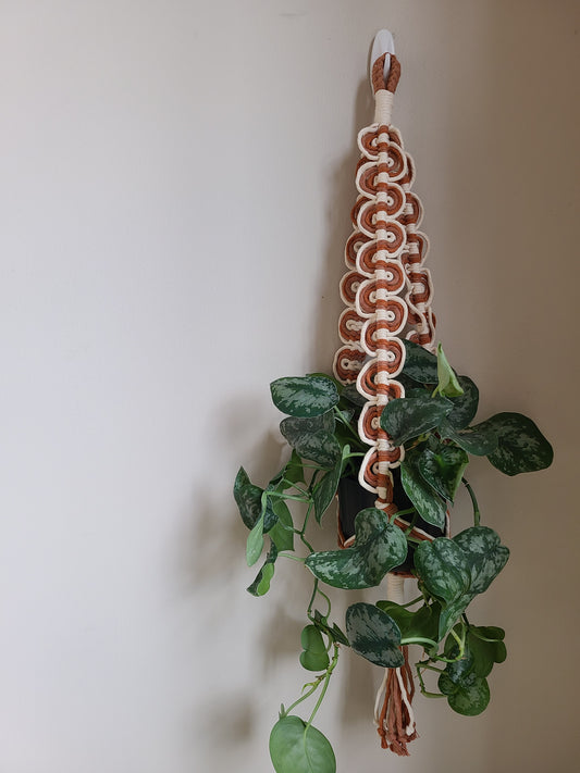 Retro Wave Plant Hanger